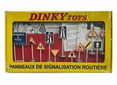 🔹 12pc Set - Road Signs (593) Atlas reproduced Dinky