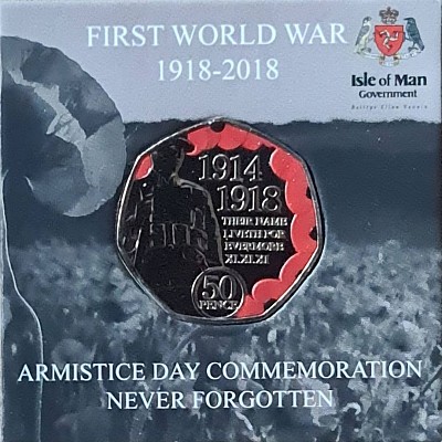 🔹 • Commemorative limited edition IOM 50p.