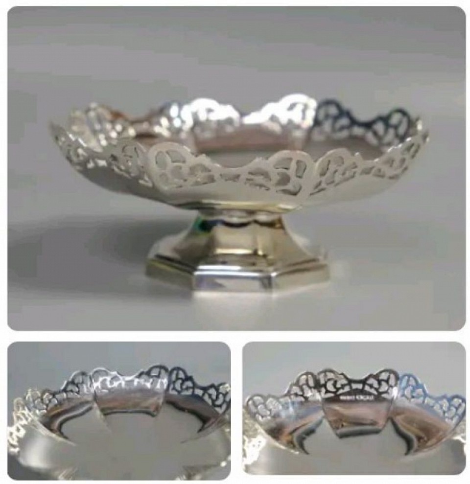 🔹120 gram, Hallmarked Silver Dish.