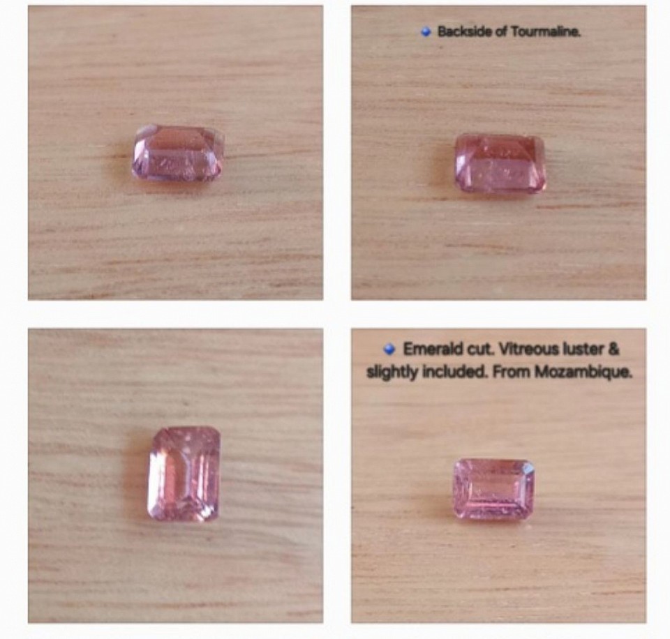 •Rare Pink Tourmaline.